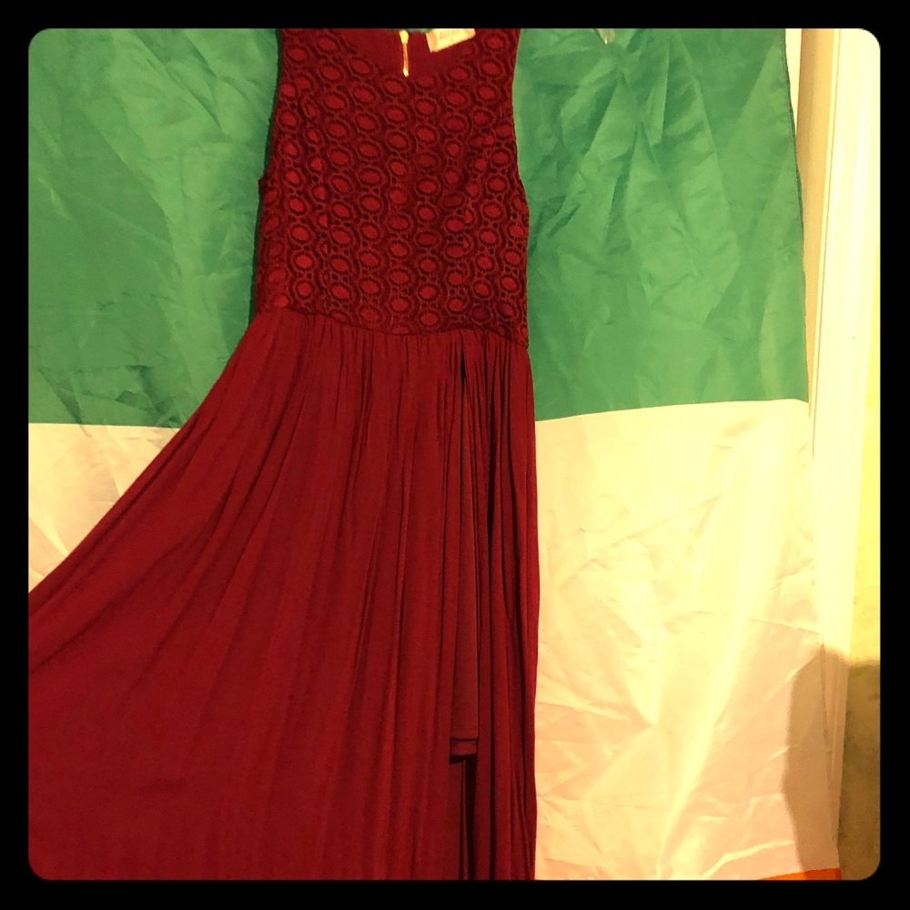 Long Red Dress